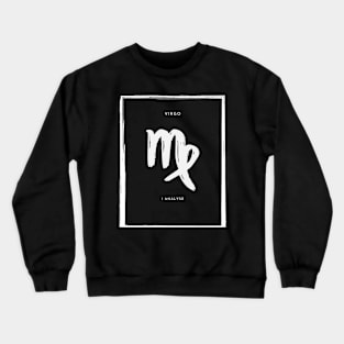 Virgo Zodiac Sign Crewneck Sweatshirt